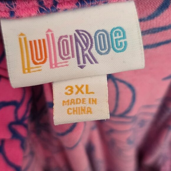 LulaRoe Women's Midi Skirt Pink Size 3XL - Picture 5 of 6